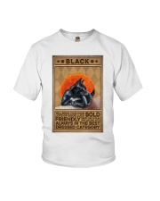 Cat Black Youth T-Shirt tile