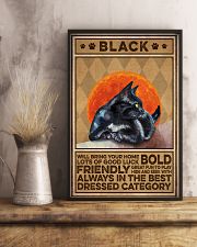 Cat Black 16x24 Poster lifestyle-poster-3