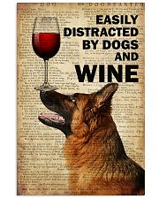 Dog K9 And Wine 16x24 Poster front