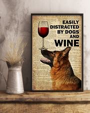 Dog K9 And Wine 16x24 Poster lifestyle-poster-3