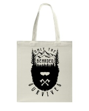 Camping Only The Bearded Survives Tote Bag tile