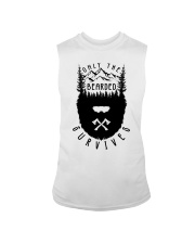 Camping Only The Bearded Survives Sleeveless Tee tile