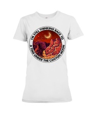 Camping I'm Still Thinking Back Premium Fit Ladies Tee tile