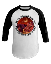 Camping I'm Still Thinking Back Baseball Tee tile