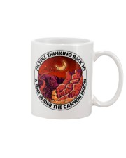 Camping I'm Still Thinking Back Mug tile