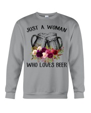 Beer Just A Woman - Hoodie And T-shirt Crewneck Sweatshirt thumbnail