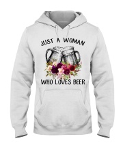 Beer Just A Woman - Hoodie And T-shirt Hooded Sweatshirt front