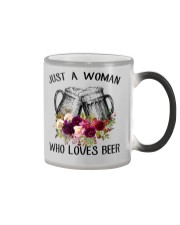 Beer Just A Woman - Hoodie And T-shirt Color Changing Mug thumbnail
