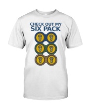 Beer Check Out My Six Pack Premium Fit Mens Tee tile