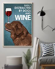 Dog Newfoundland And Wine 16x24 Poster lifestyle-poster-1