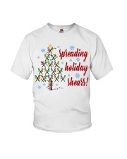Hairdresser Spreading Holiday Shears Youth T-Shirt tile