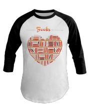 Book So many Books So Little Time Baseball Tee tile