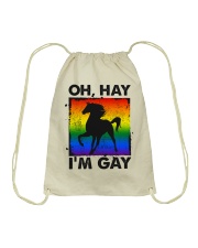 LGBT Oh Hay I'm Gay Drawstring Bag tile