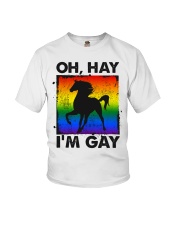 LGBT Oh Hay I'm Gay Youth T-Shirt tile