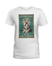 Eat Mushroom See The Universe Ladies T-Shirt tile