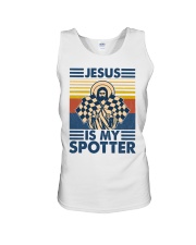 Racing Jesus Is My Spotter Unisex Tank tile