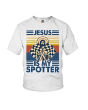Racing Jesus Is My Spotter Youth T-Shirt tile