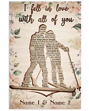 Skiing I Fell In Love With All Of You 24x36 Poster front