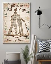 Skiing I Fell In Love With All Of You 24x36 Poster lifestyle-poster-1