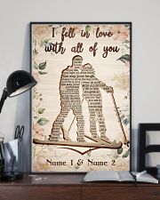 Skiing I Fell In Love With All Of You 24x36 Poster lifestyle-poster-2