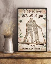 Skiing I Fell In Love With All Of You 24x36 Poster lifestyle-poster-3