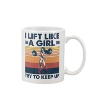 Fitness I Lift Like A Girl Mug tile