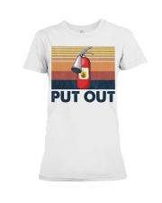 Firefighter Put Out Premium Fit Ladies Tee tile