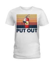 Firefighter Put Out Ladies T-Shirt tile