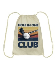 Golf Hole In One Club Drawstring Bag tile