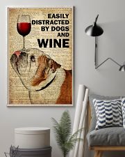 Dog Bulldog And Wine 16x24 Poster lifestyle-poster-1