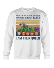 Garden I Am Their Queen Crewneck Sweatshirt tile