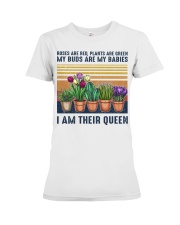 Garden I Am Their Queen Premium Fit Ladies Tee tile