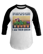 Garden I Am Their Queen Baseball Tee tile