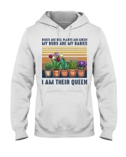 Garden I Am Their Queen Hooded Sweatshirt front