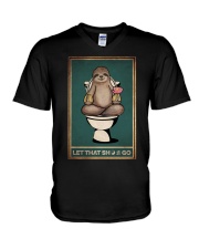Yoga Let That V-Neck T-Shirt tile