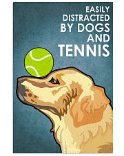 Dog Golden And Tennis 16x24 Poster front