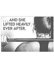 Fitness Heavily Ever After Horizontal Poster tile
