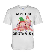 Animal I'm Full Of Christmas Joy V-Neck T-Shirt tile