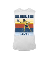 Tennis Jesus Saves Sleeveless Tee tile