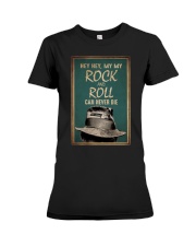 Hippie Rock And Roll Premium Fit Ladies Tee tile