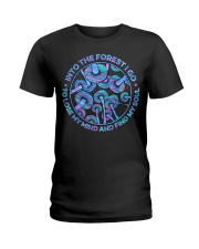 Mushroom Find My Soul Ladies T-Shirt tile