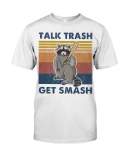 Raccoon Talk Trash Get Smash Classic T-Shirt tile