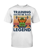 Fitness Training To Be A Legend Classic T-Shirt tile