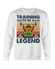 Fitness Training To Be A Legend Crewneck Sweatshirt tile