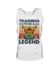 Fitness Training To Be A Legend Unisex Tank tile