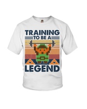 Fitness Training To Be A Legend Youth T-Shirt tile
