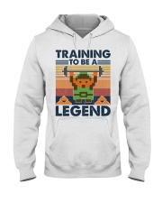 Fitness Training To Be A Legend Hooded Sweatshirt front