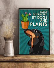 Dog Dachshund And Plants 11x17 Poster lifestyle-poster-3