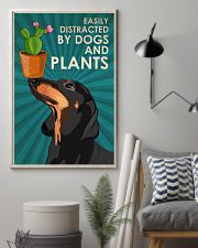 Dog Dachshund And Plants 16x24 Poster lifestyle-poster-1
