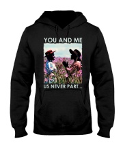 You And Me Us Never Part Hooded Sweatshirt front